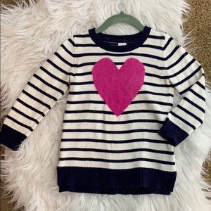 Baby Gap Heart 💜 Sweater